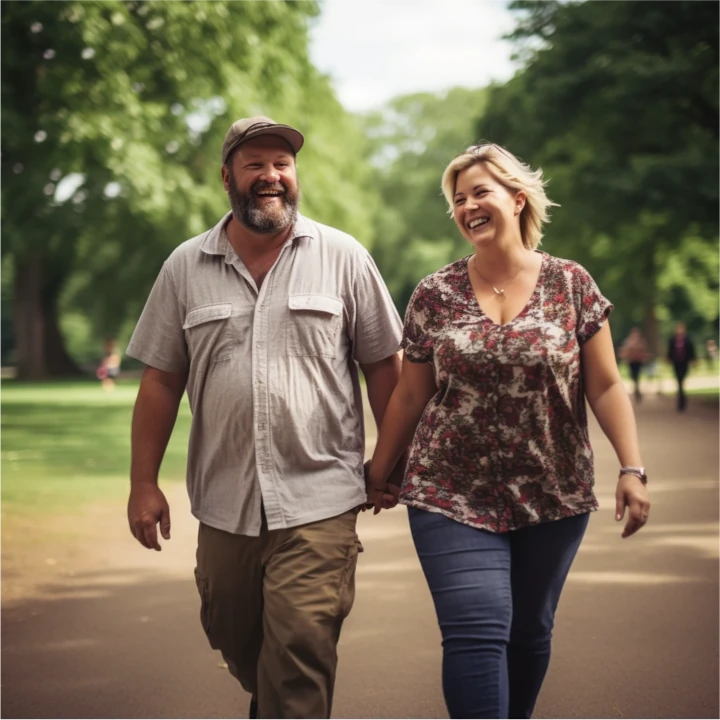 Couple Walking Image